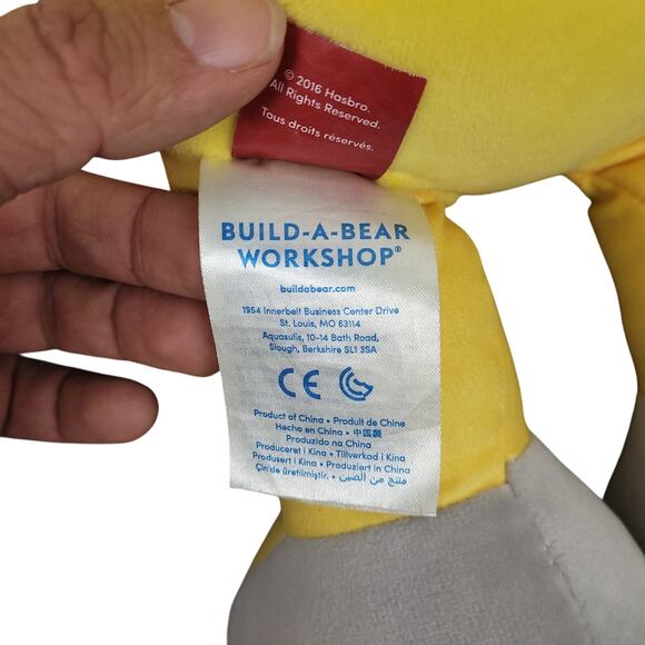 Build-A-Bear Transformers Bumblebee 16" Plush Stuffed Toy Authentic Collectible - Picture 9 of 11